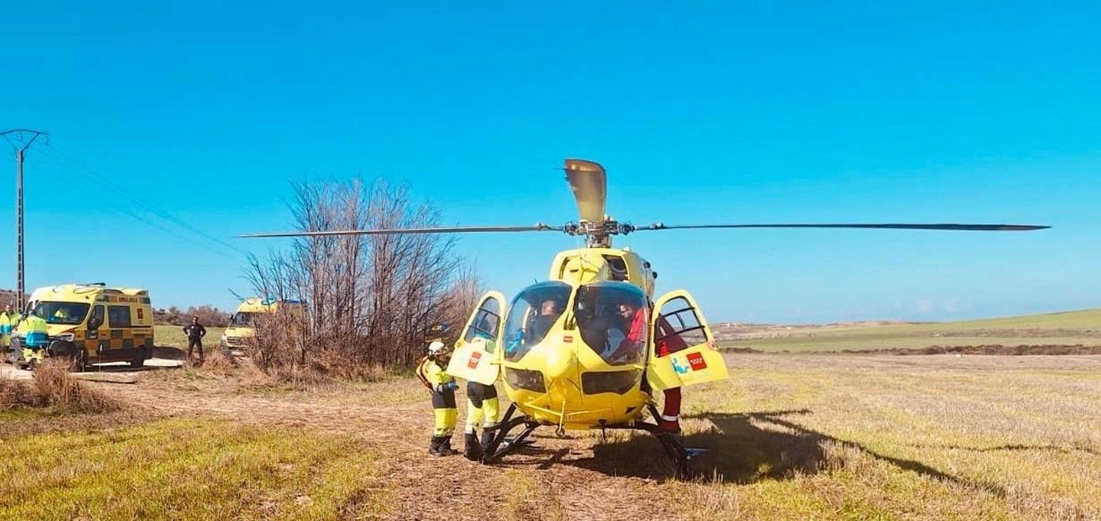 Grave un menor de 17 años tras caer con su moto en un circuito de motocross en Torres de la Alameda