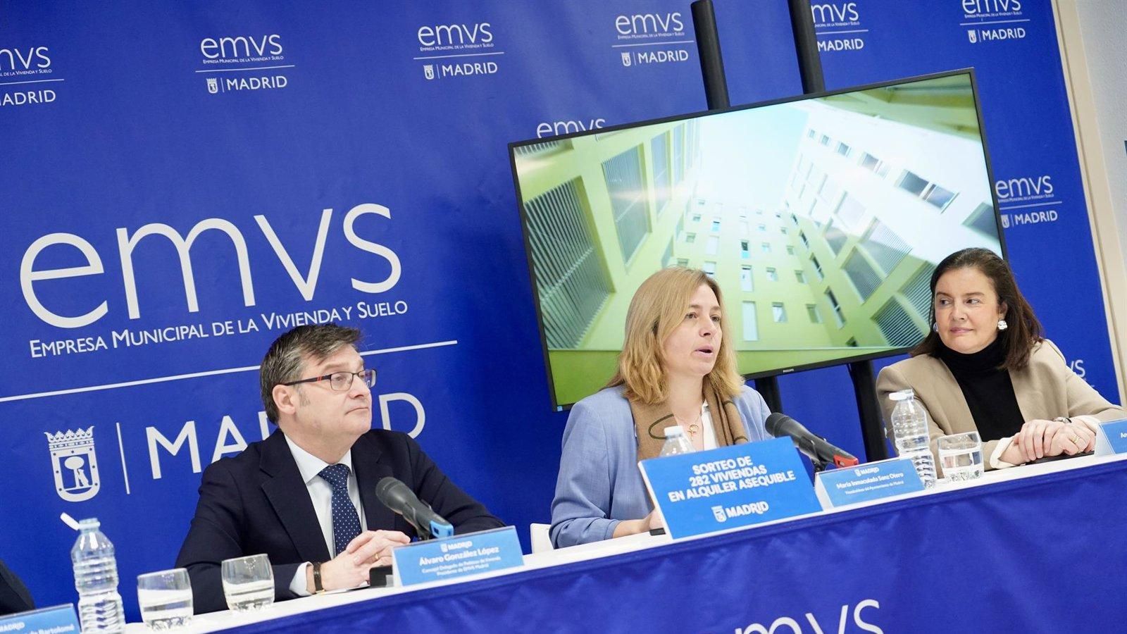 Más de 3.400 personas siguen el sorteo de 282 viviendas de alquiler asequible de la EMVS en Madrid