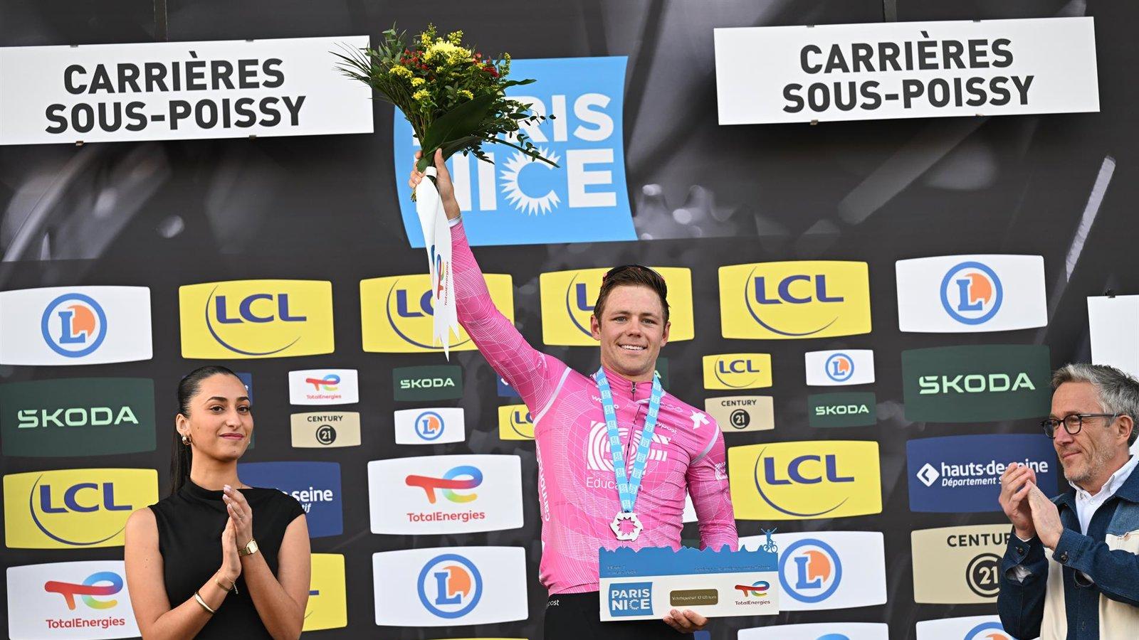 Lamperti se impone al esprint y estrena el liderato en la París-Niza