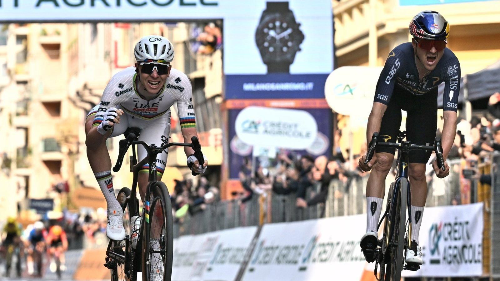 Pogacar conquista la Milán-San Remo tras reponerse a una caída y suma su undécimo ‘monumento’