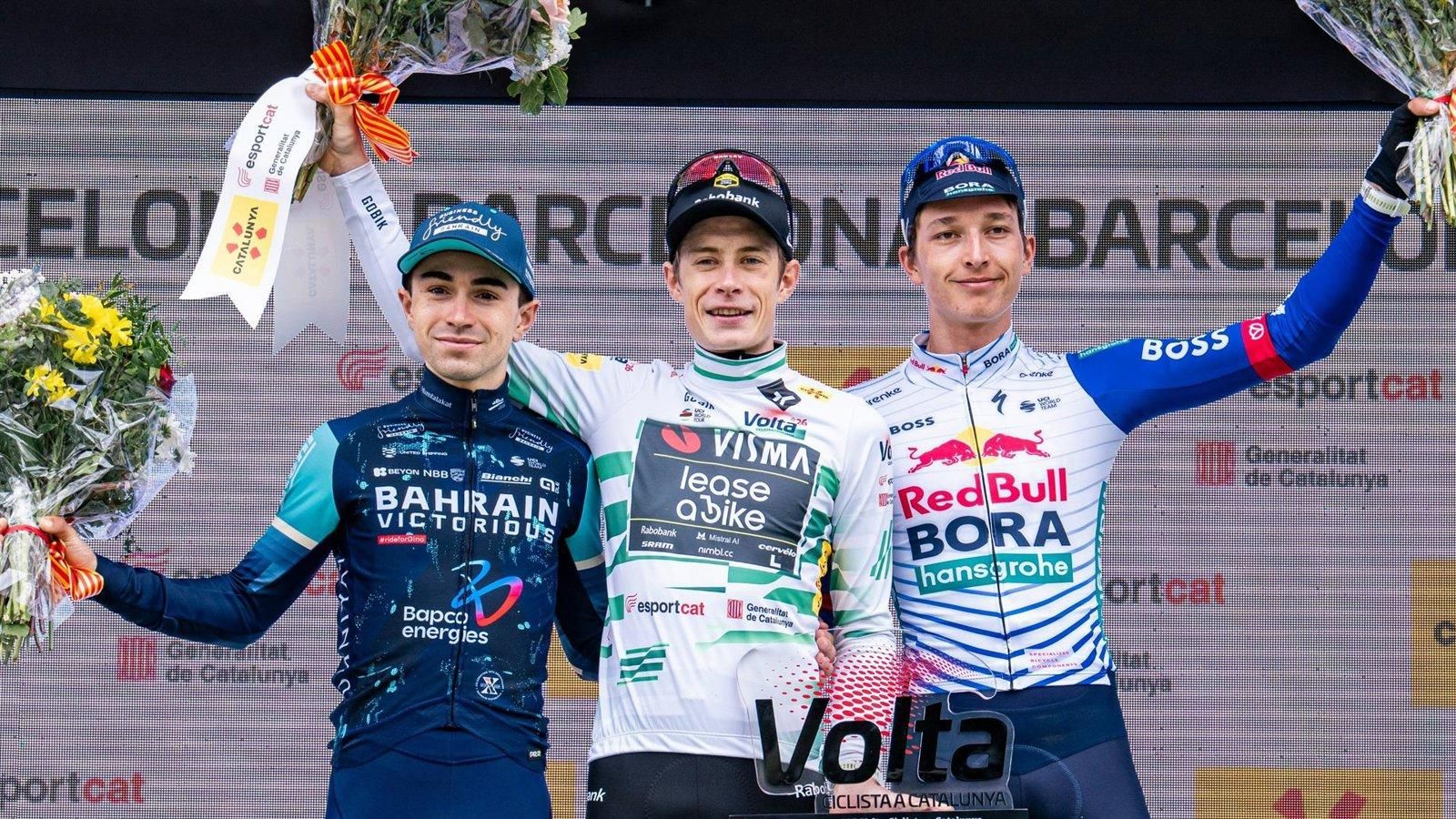 Vingegaard prioriza la general en la Volta: “No pensaba en ganar la etapa, sino en defender el liderato”