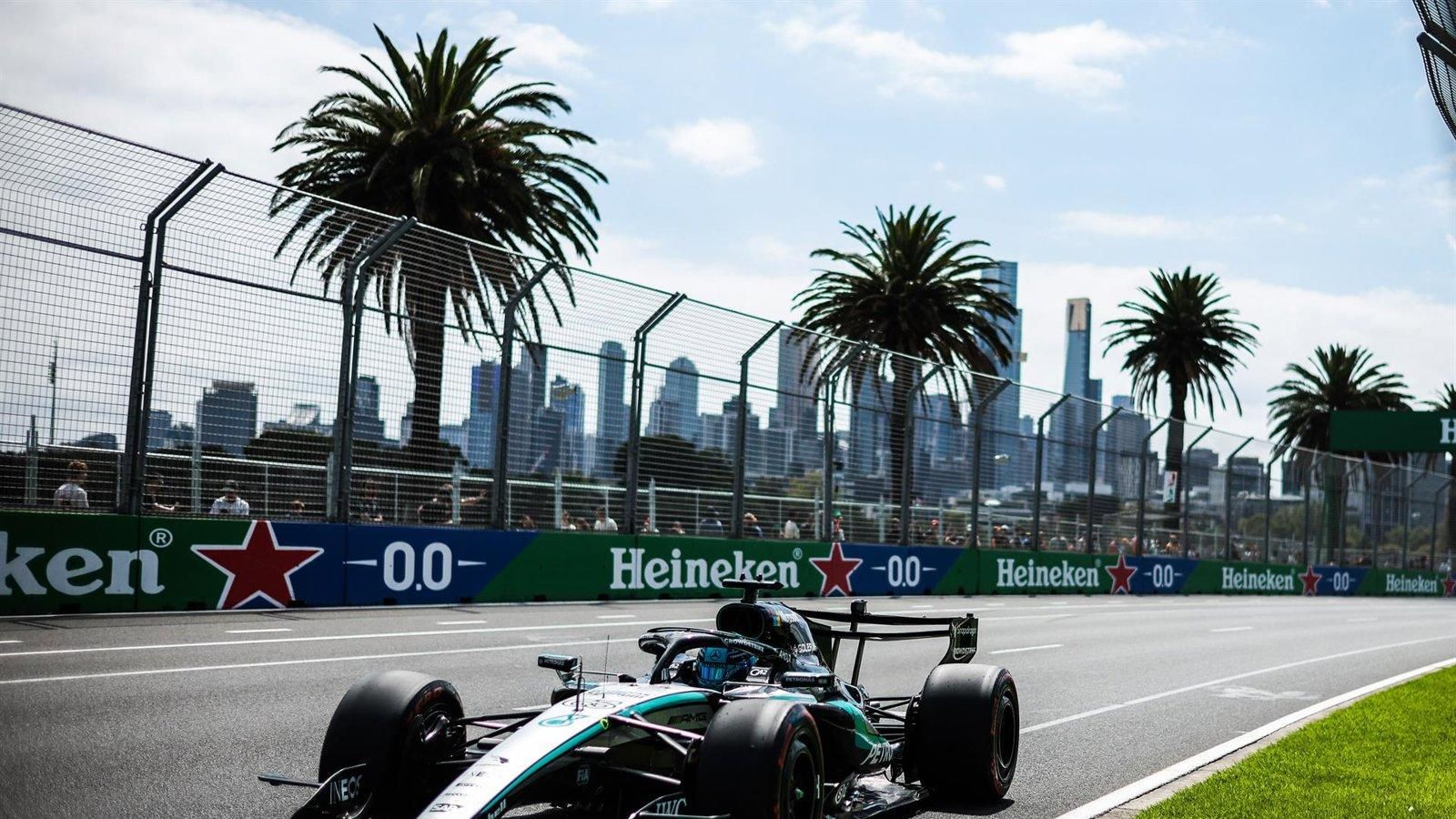 Russell logra la pole en Australia; Alonso saldrá 17º y Sainz penúltimo