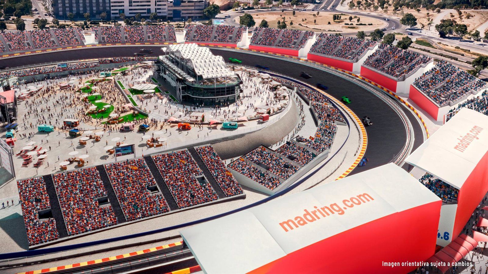 Madring desvela las primeras imágenes del circuito del GP de España de Fórmula 1 en Madrid