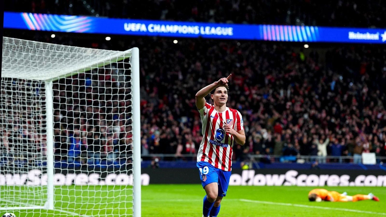 El Atlético de Madrid golea al Tottenham (5-2) en la ida de los octavos de final de la Champions