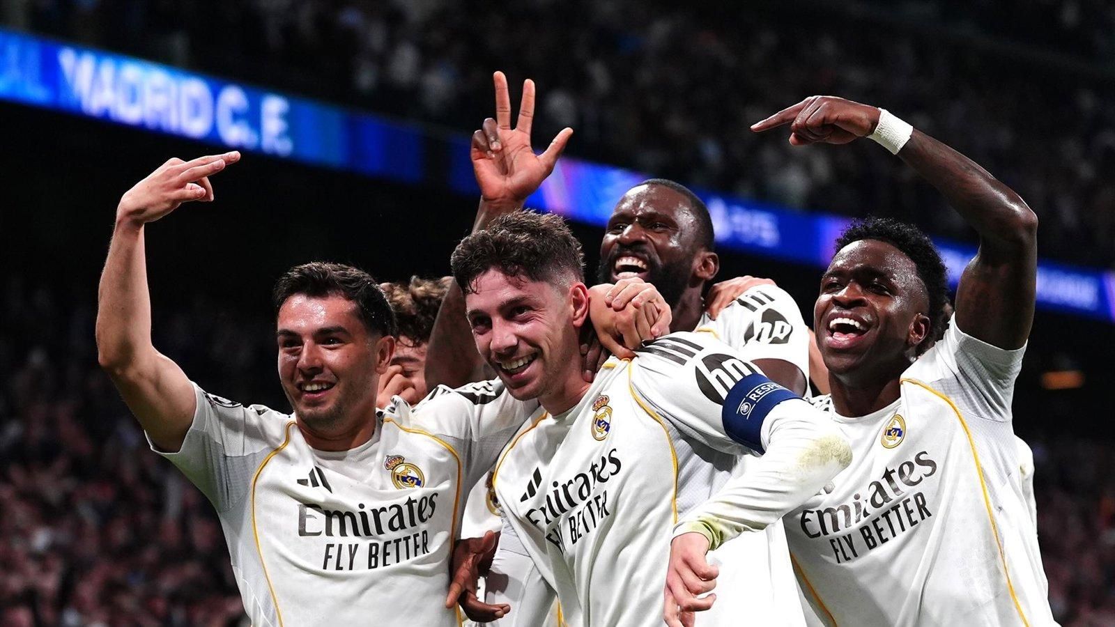 El Real Madrid vence 3-0 al Manchester City con un 'hat-trick' de Valverde en la Champions