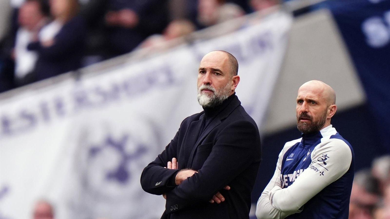 El Tottenham destituye a Igor Tudor tras solo siete partidos y en plena lucha por la permanencia