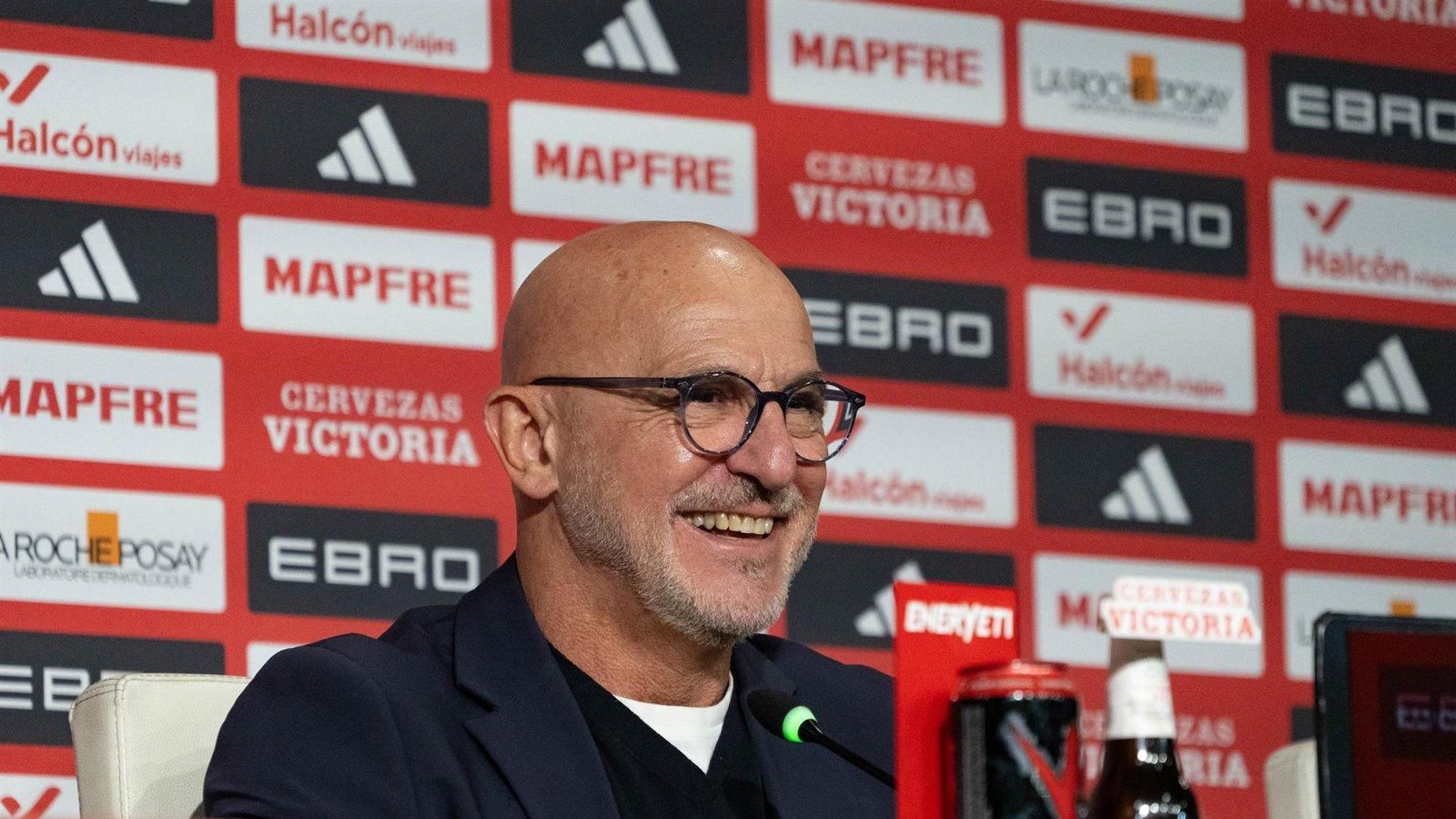 Luis de la Fuente celebra el nivel goleador de España tras el doblete de Oyarzabal ante Serbia