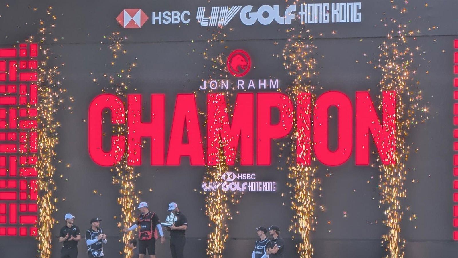 Jon Rahm conquista el LIV Golf de Hong Kong y rompe una sequía de 539 días sin ganar