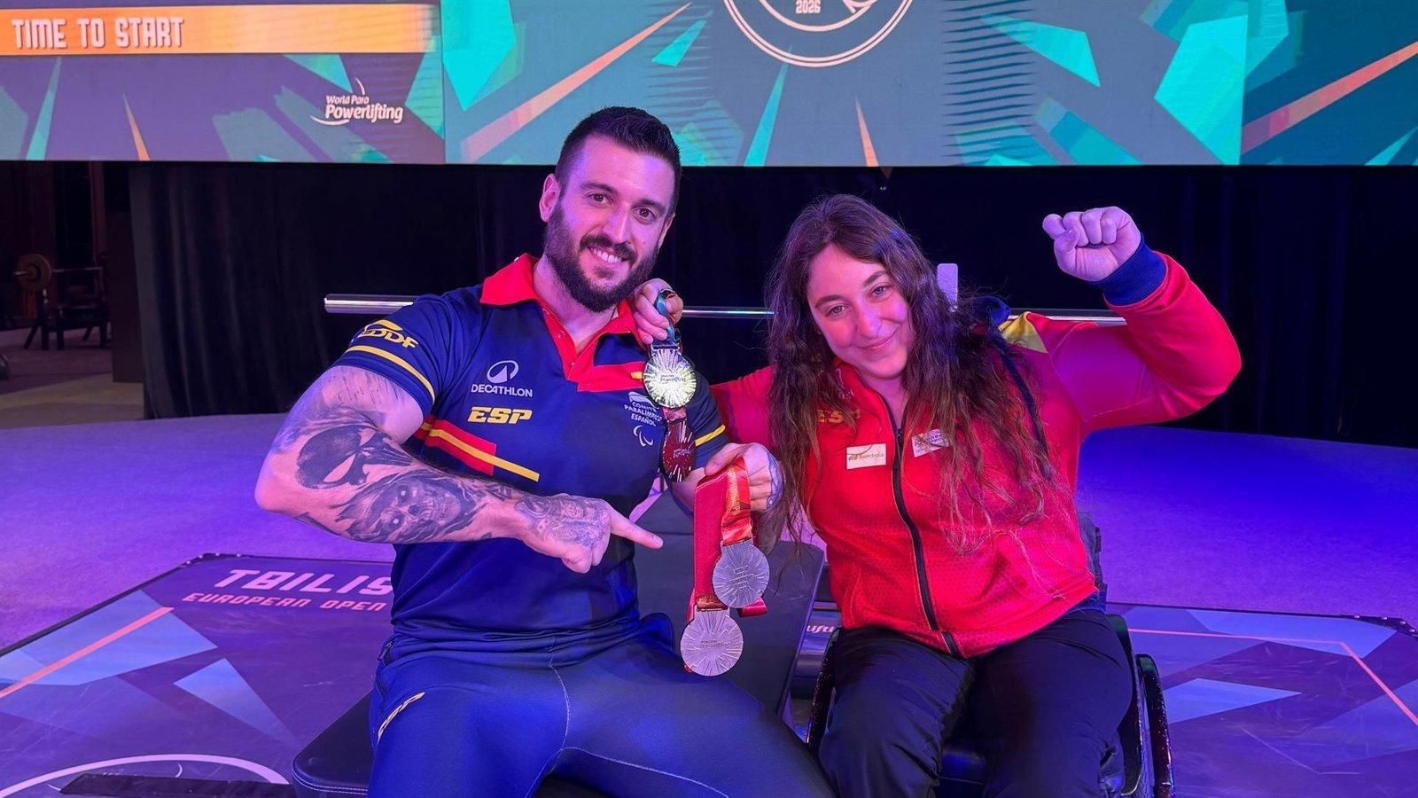 Loida Zabala logra la plata europea y bate el récord de España en halterofilia paralímpica