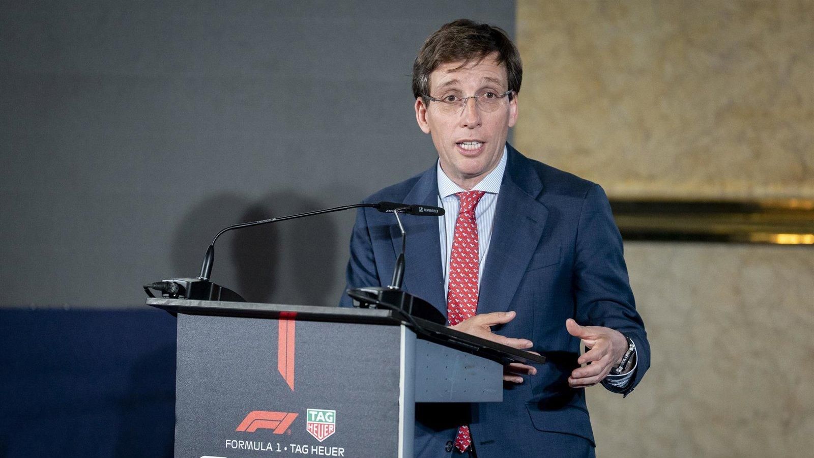 Almeida garantiza el Gran Premio de F1 en Madrid pese a las dudas sobre los plazos