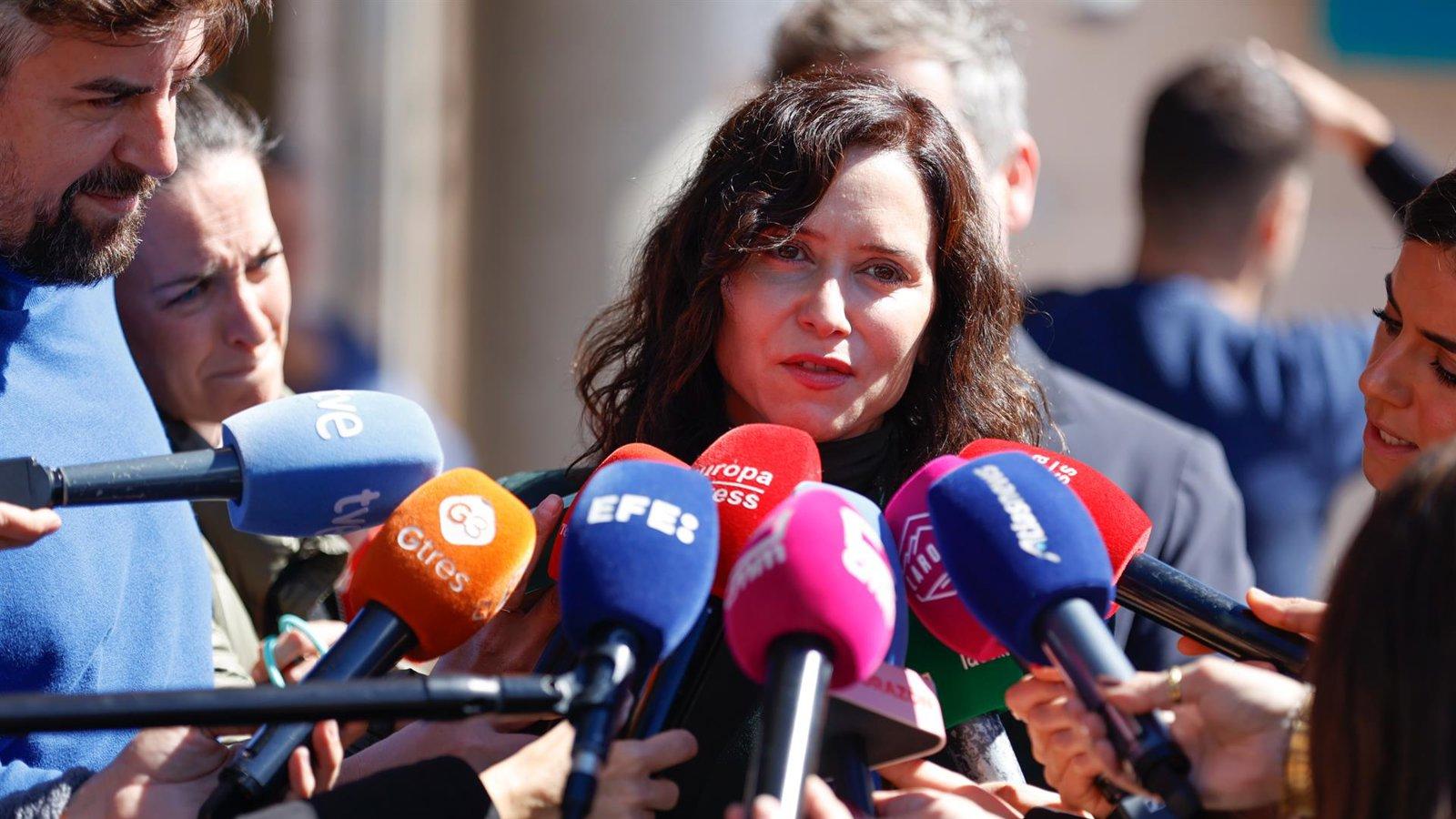 Ayuso despide a Gemma Cuervo: “Era una mujer cariñosa, libre y muy querida por el público”