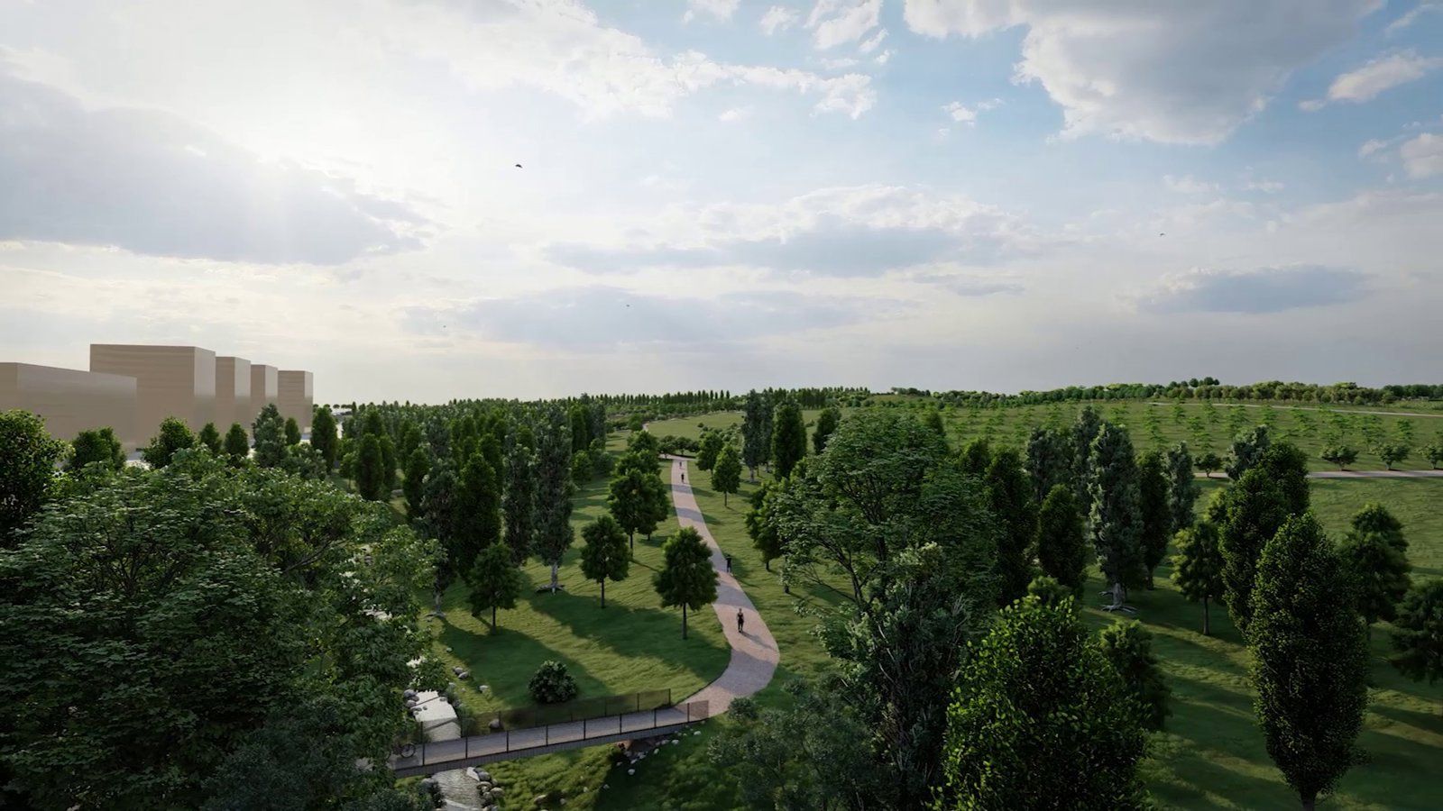 Madrid acondiciona el arroyo de Valdebebas para evitar inundaciones y mejorar el entorno