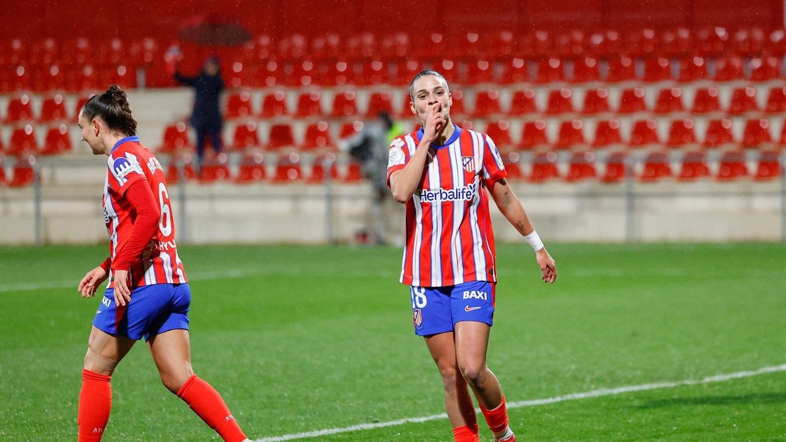 El Atlético de Madrid vence al Costa Adeje Tenerife con un gol de Gio Garbelini en la Copa de la Reina