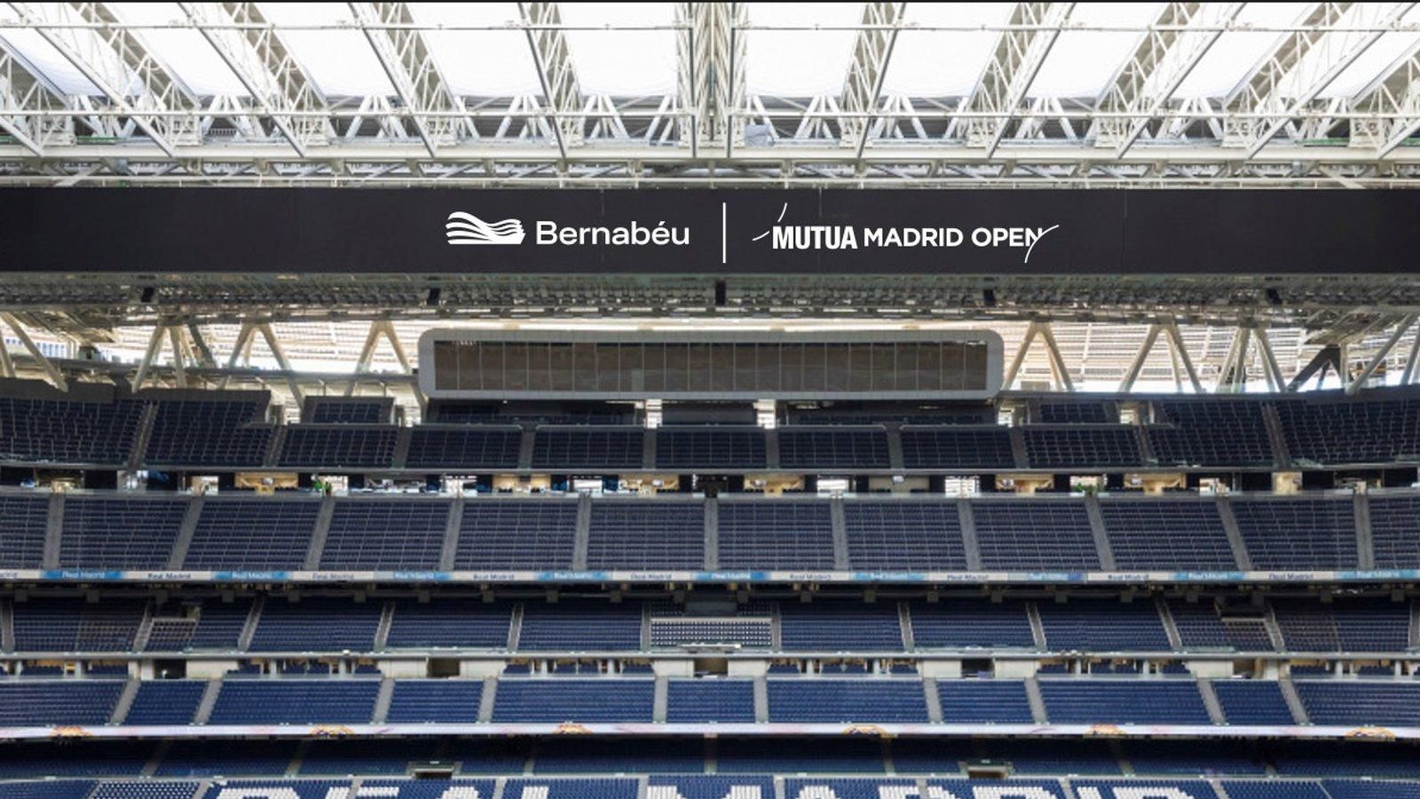 El Mutua Madrid Open llevará sus entrenamientos al Bernabéu