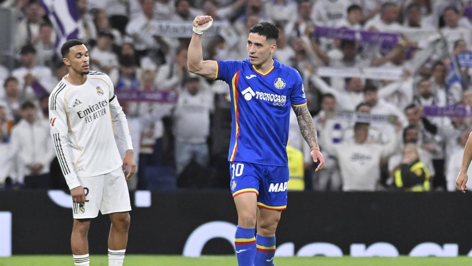 El Real Madrid pierde ante el Getafe en el Bernabéu y se queda a cuatro puntos del Barça