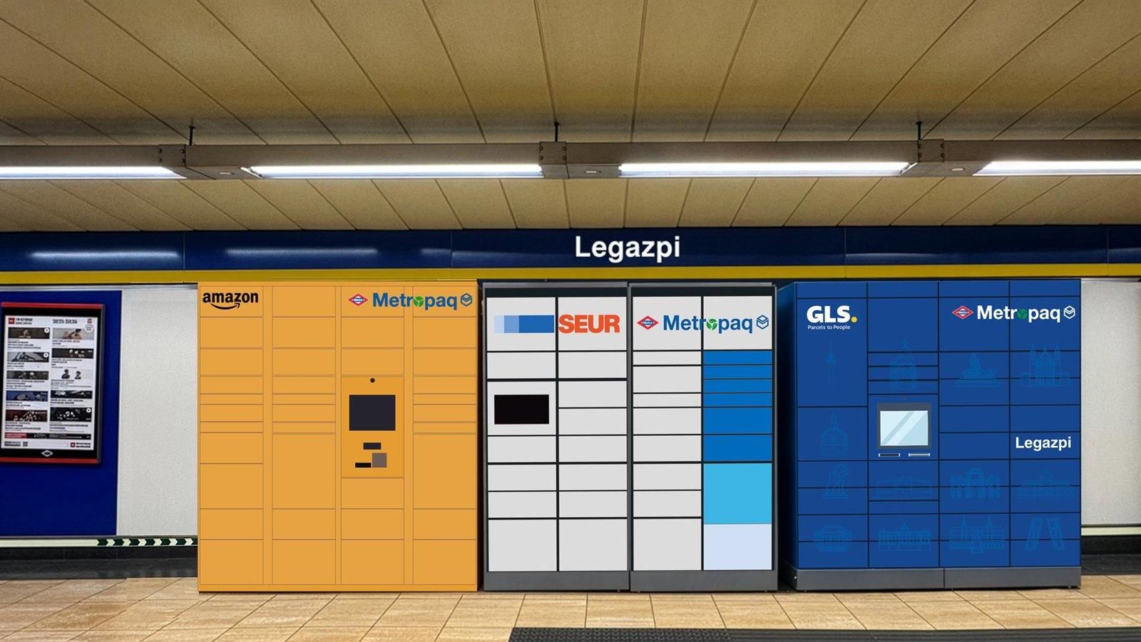 Metro de Madrid instalará taquillas inteligentes para recoger compras online en la Línea 3