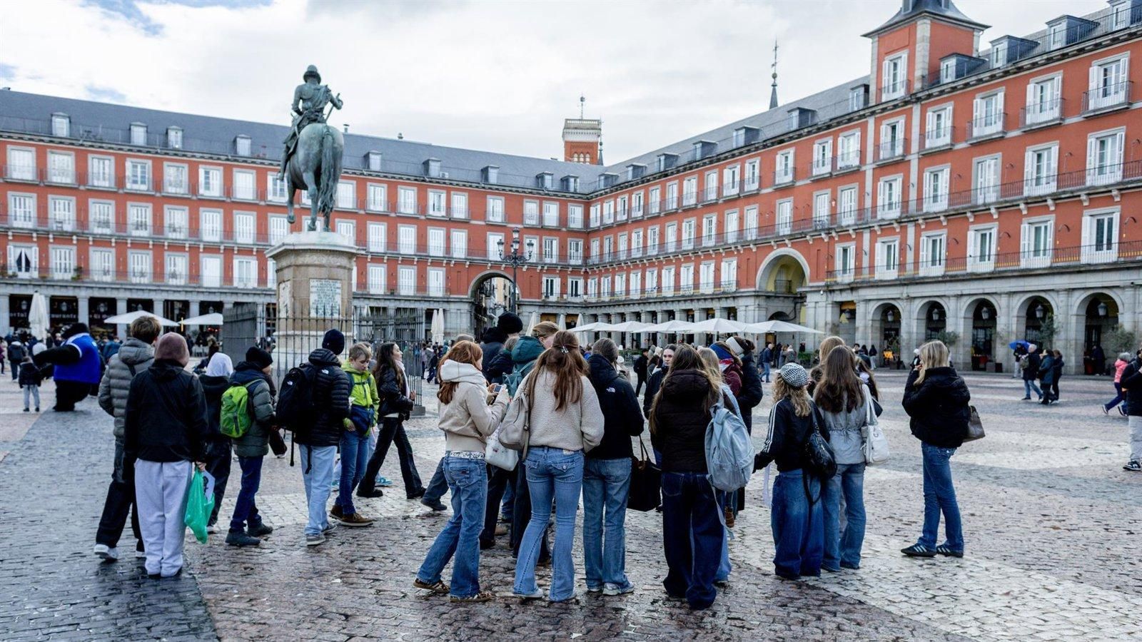 Madrid bate récord de turistas internacionales en enero con 766.000 visitantes y 1.610 millones de gasto