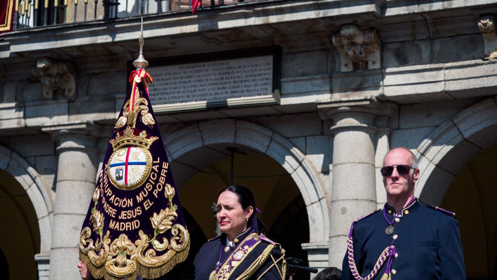 La Plaza Mayor reúne a 150 músicos en el primer encuentro de bandas procesionales de Semana Santa