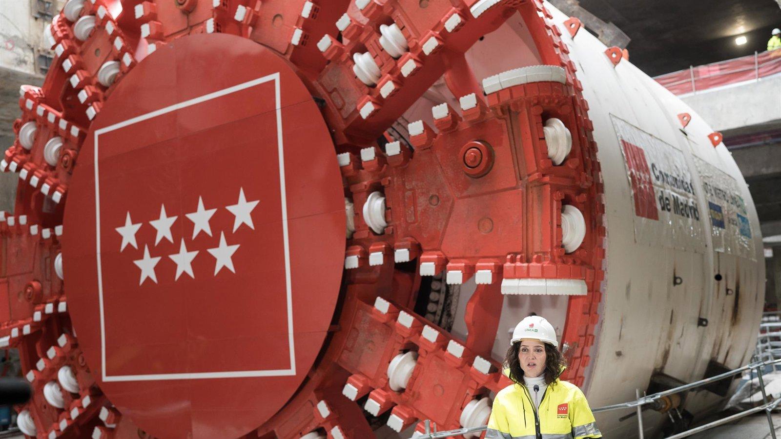 La tuneladora Mayrit inicia la excavación de la ampliación de la Línea 11 de Metro