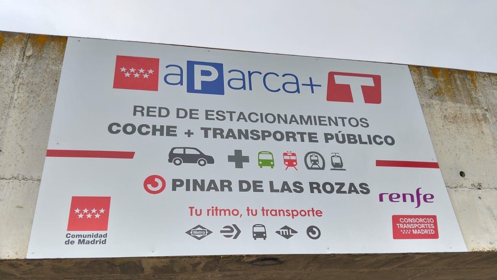 Renfe y el CRTM permiten aparcar gratis en cinco estaciones de Cercanías en Las Rozas