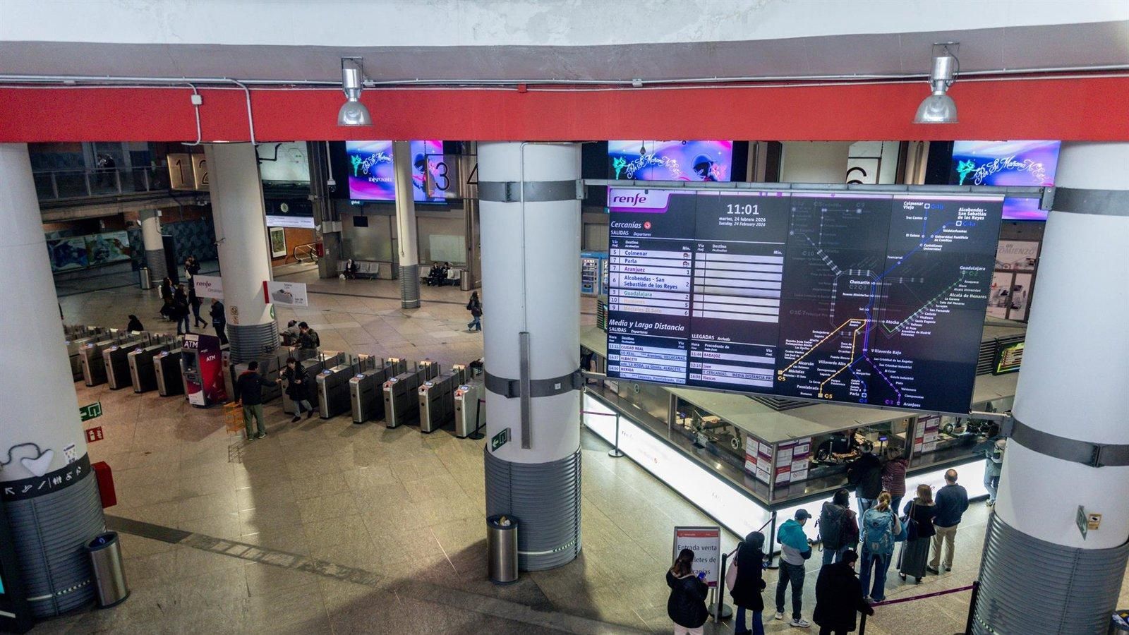 Renfe invertirá 24,8 millones para modernizar 110 estaciones de Cercanías con el plan ‘A punto’