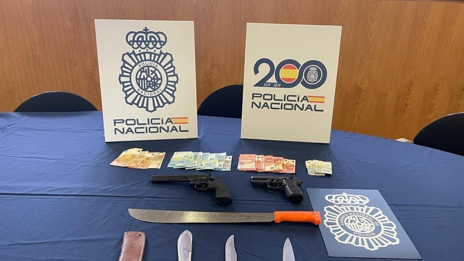 Cuatro detenidos tras una reyerta con armas de fuego y cuchillos en Latina