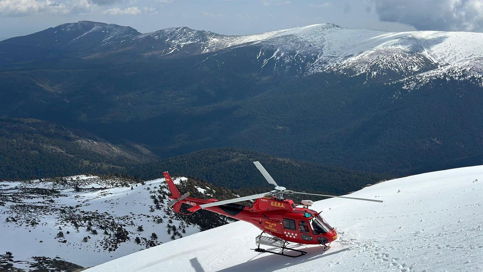 El GERA realiza seis rescates en la Sierra de Madrid durante el fin de semana