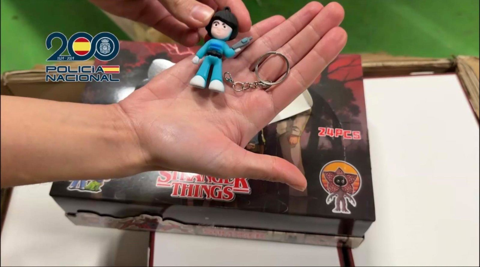 La Policía Nacional incauta en Madrid más de 600.000 juguetes falsificados de ‘Stranger Things’