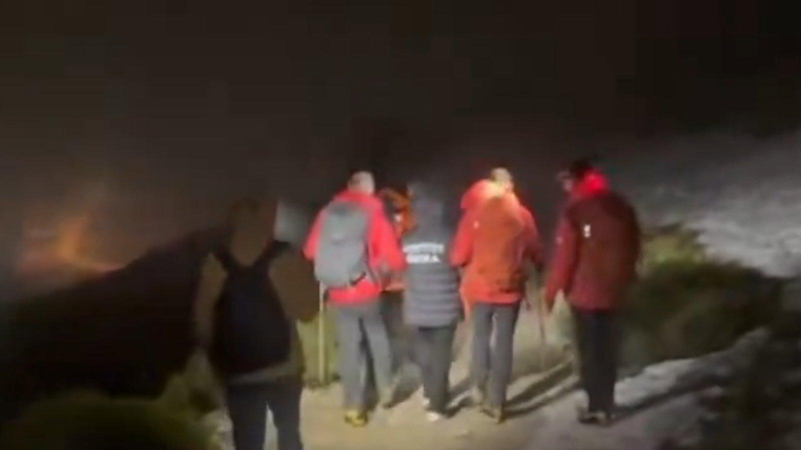 La noche y el frío obligan a rescatar a dos senderistas en Navacerrada