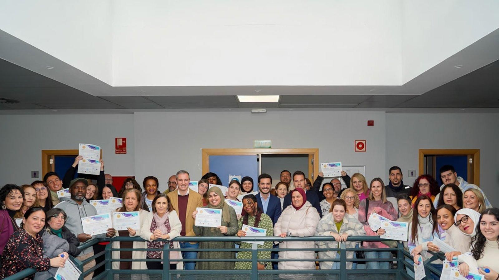 Torrejón entrega los diplomas a 90 alumnos de sus cursos de formación