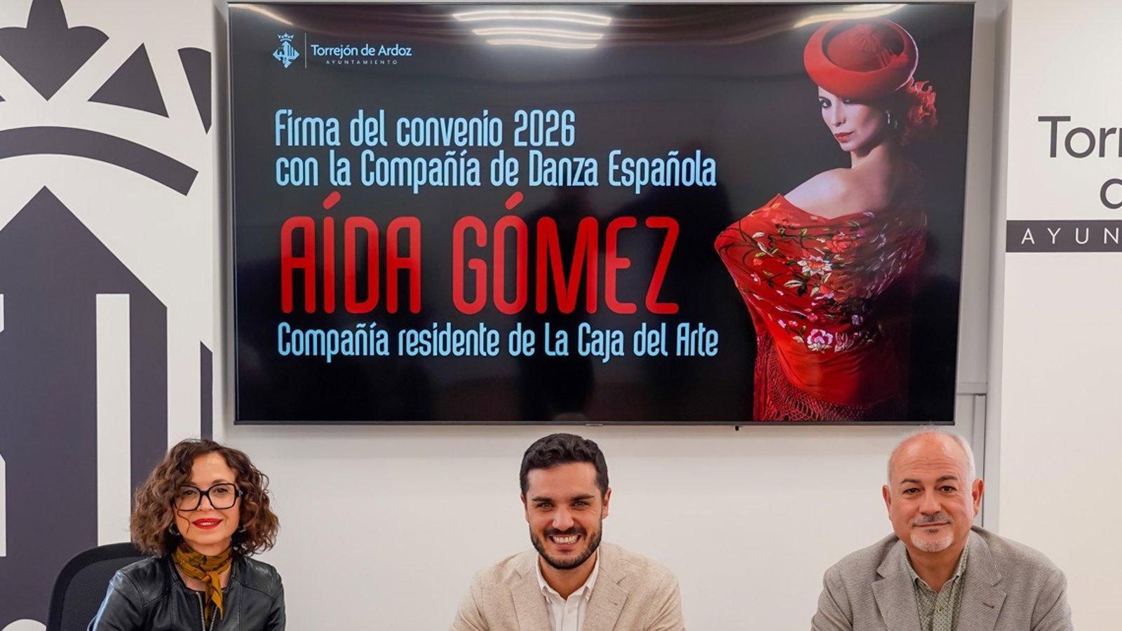 El Ayuntamiento de Torrejón renueva el convenio con la Compañía de Danza Aída Gómez