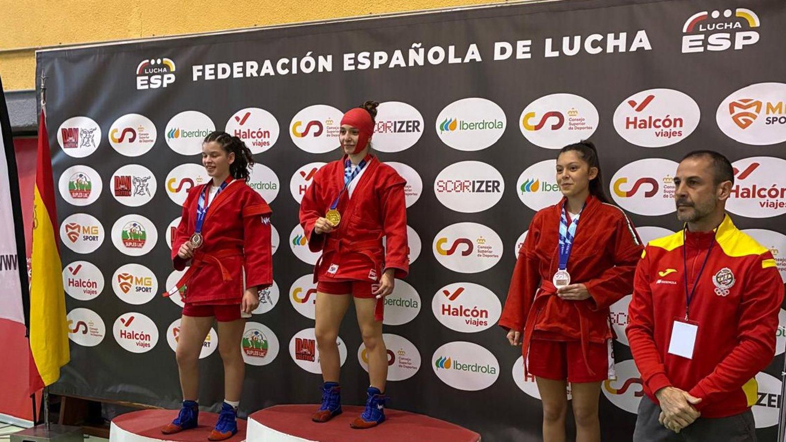 Carolina Caro revalida el título de campeona de España de sambo
