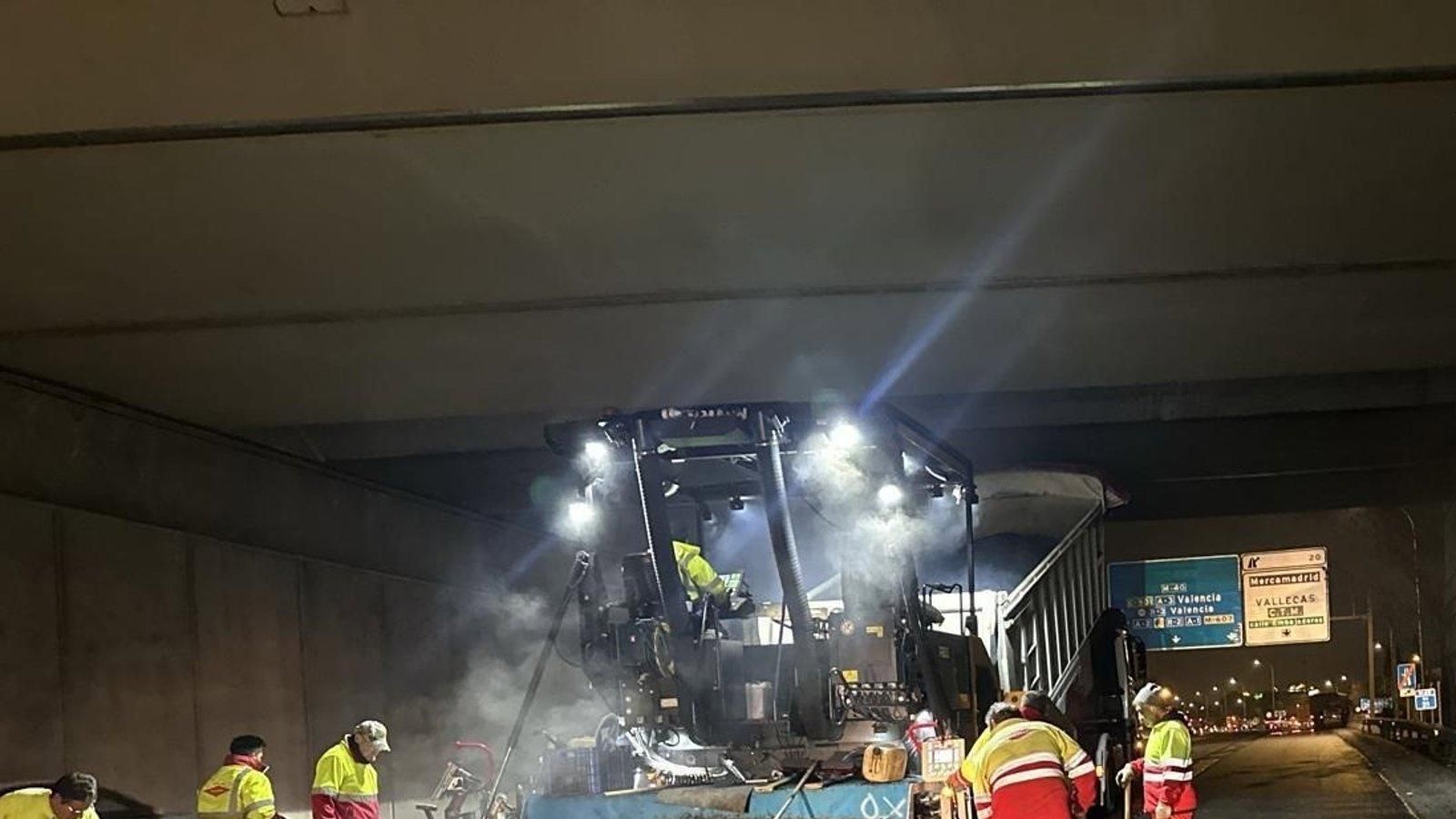 Transportes inicia obras por 18,5 millones para reparar las carreteras dañadas por los temporales en Madrid