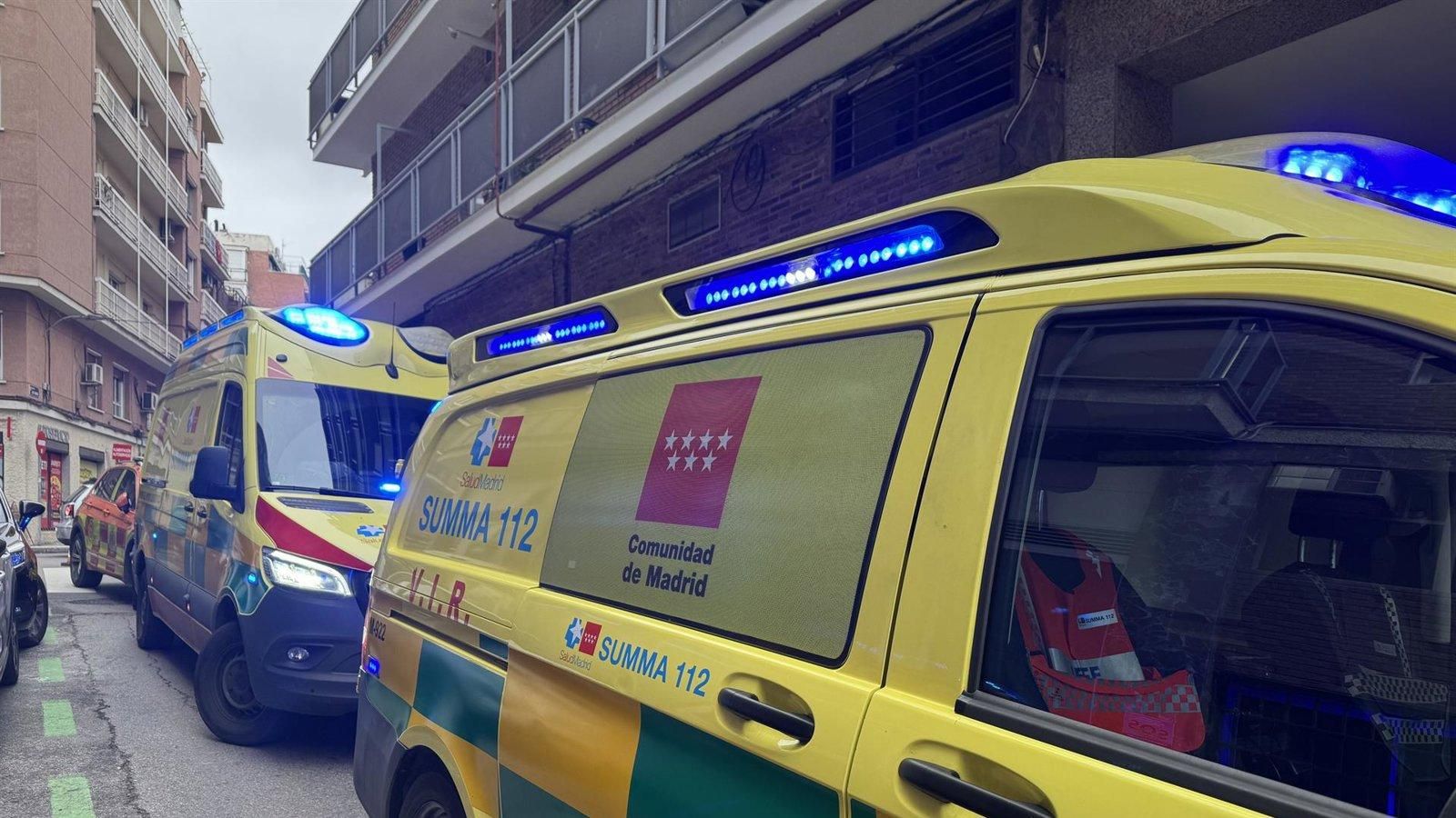 Grave un feriante tras explotar una bombona de propano en su furgoneta en Móstoles