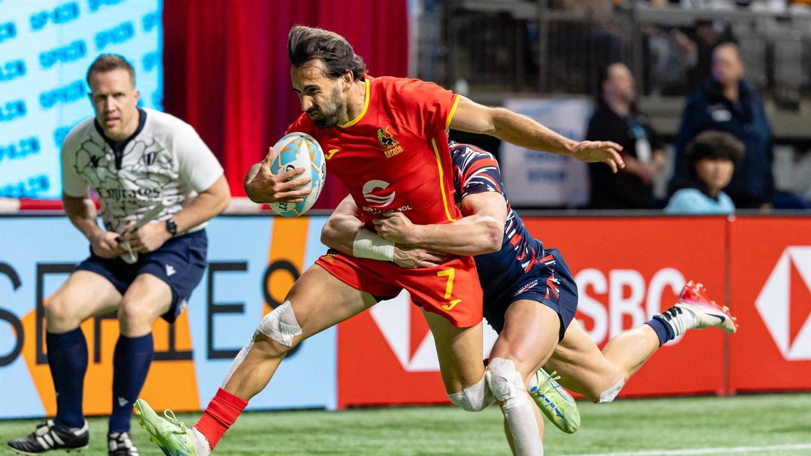 España acaba subcampeona en las Series Mundiales de rugby seven de Vancouver
