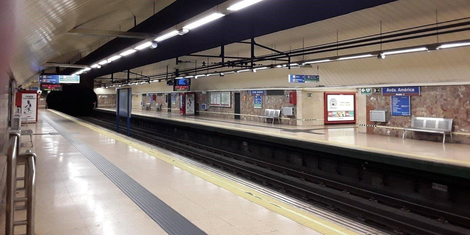 Restablecida la circulación en la línea 9 de Metro tras hora y media de corte