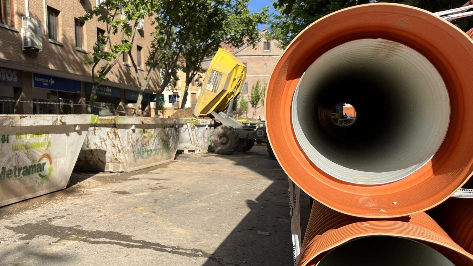 Alcalá de Henares inicia las obras de saneamiento y accesibilidad en la calle Teniente Ruiz