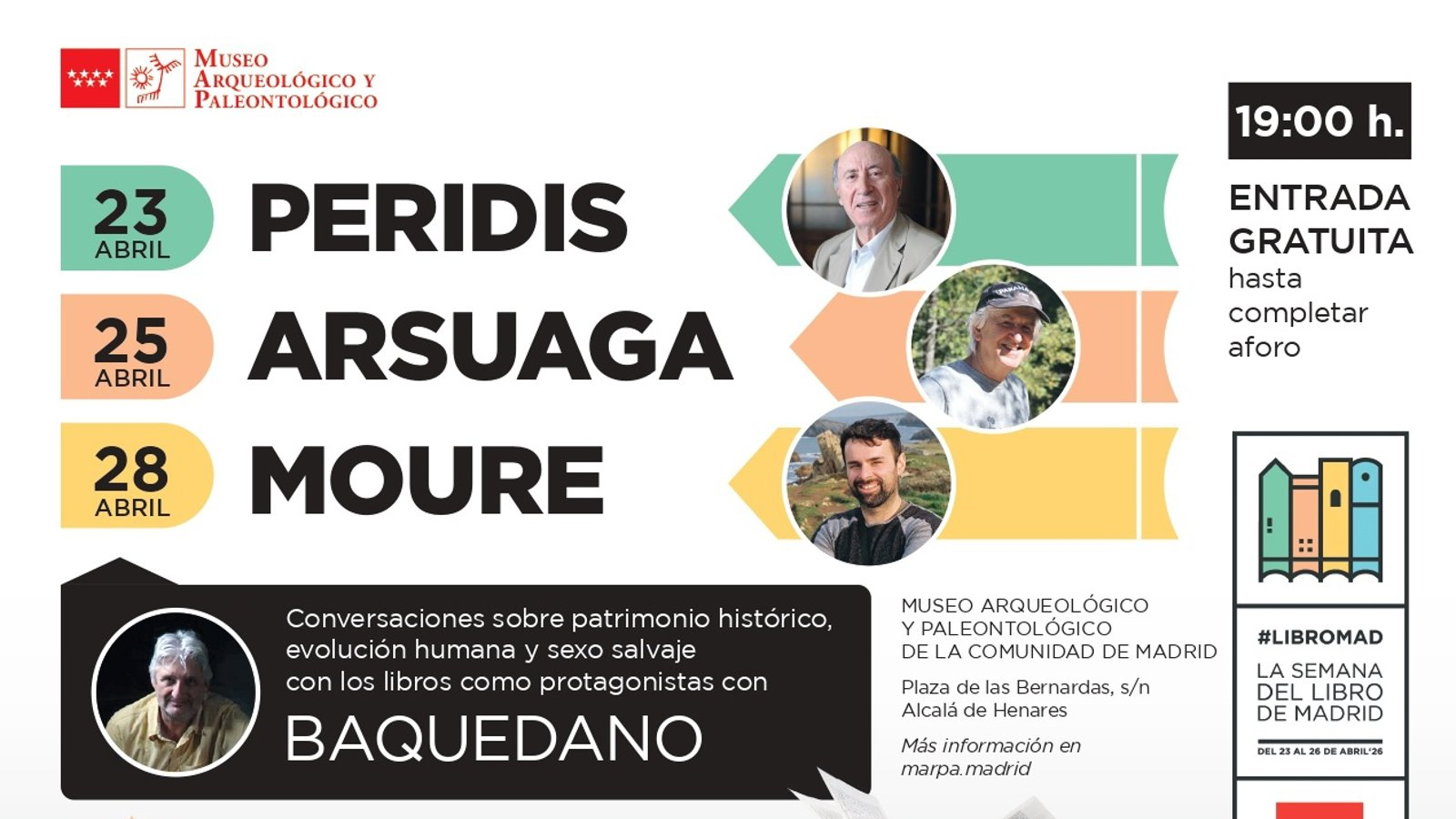 El Marpa organiza en Alcalá un ciclo gratuito sobre ciencia y biología por Libromad