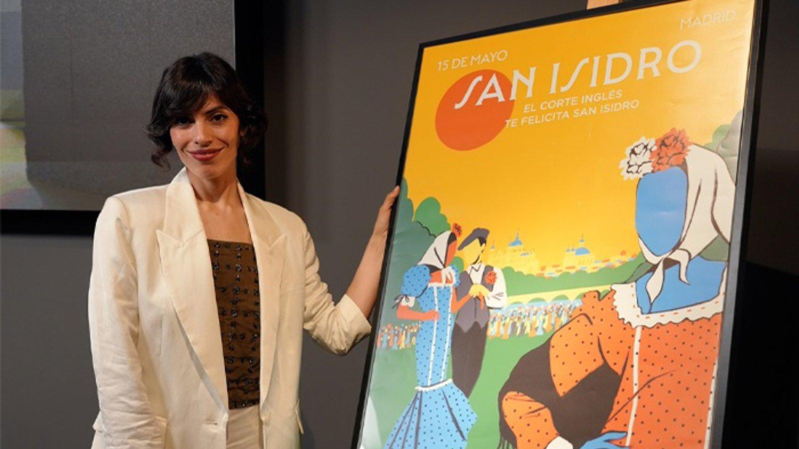 Coco Dávez firma el cartel de San Isidro de El Corte Inglés