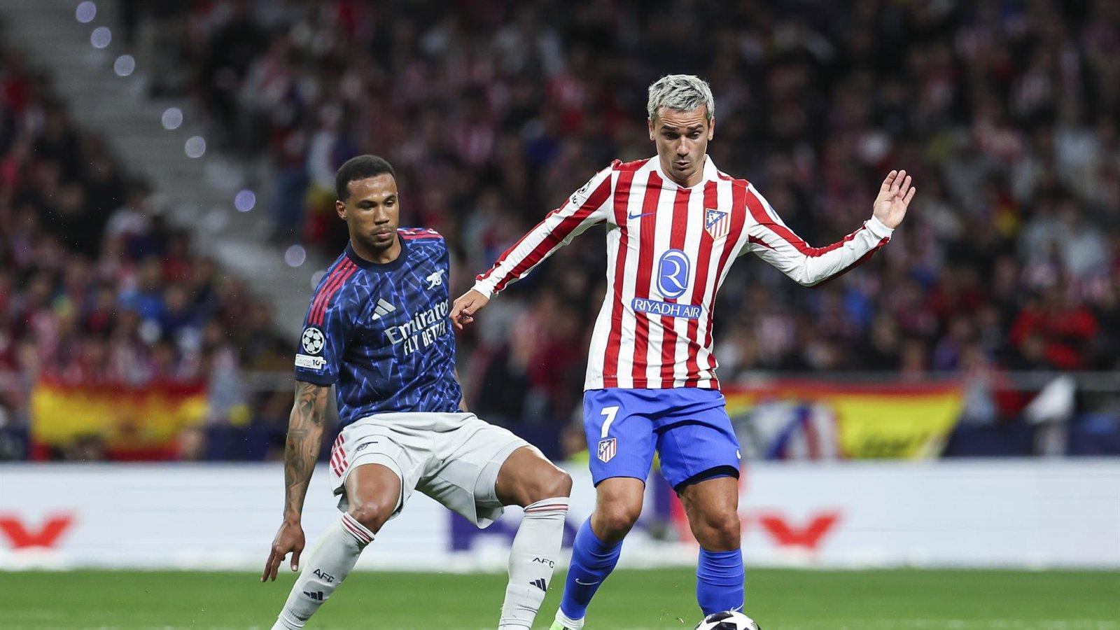 El Atlético de Madrid empata ante el Arsenal y deja abierta la semifinal