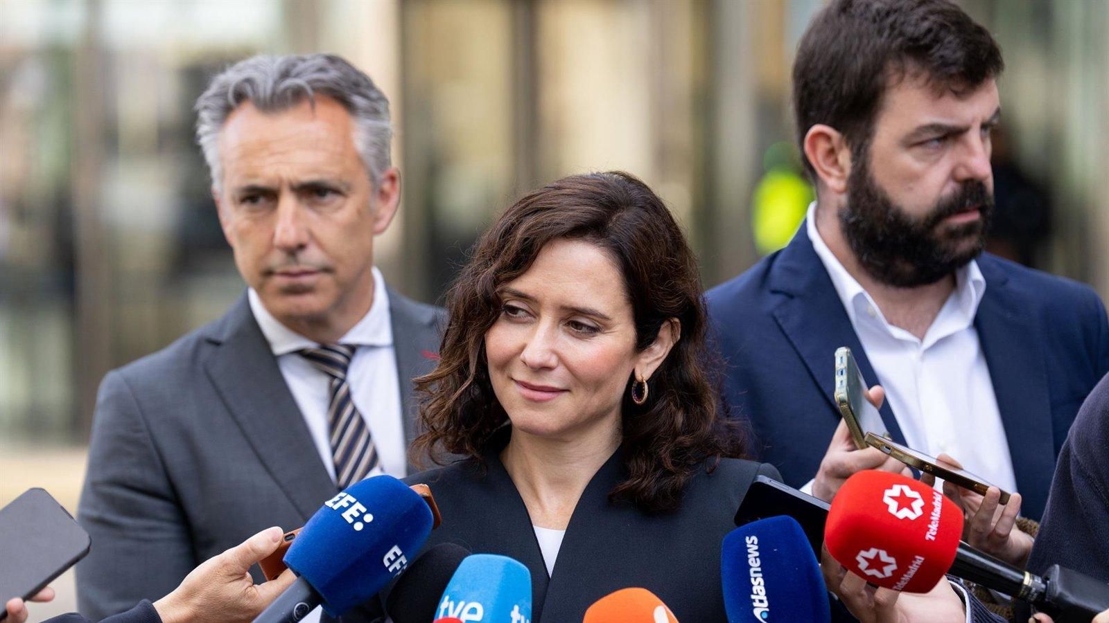 Ayuso, sobre Koldo y Armengol: 