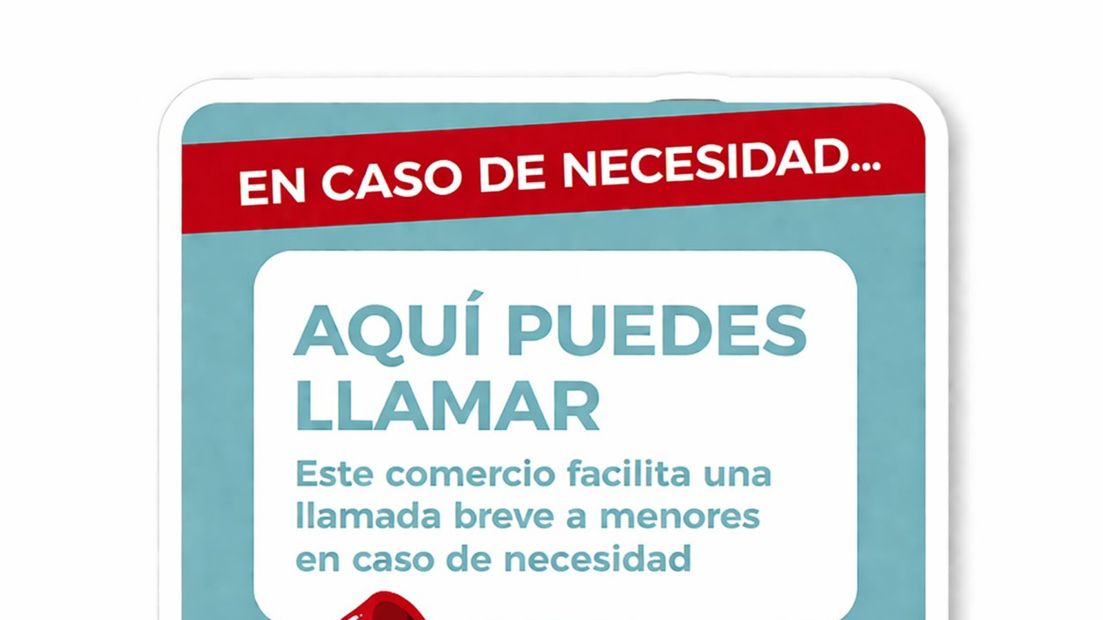 El Ayuntamiento de Tres Cantos lanza una red de 60 comercios para que menores puedan realizar llamadas de emergencia sin móvil