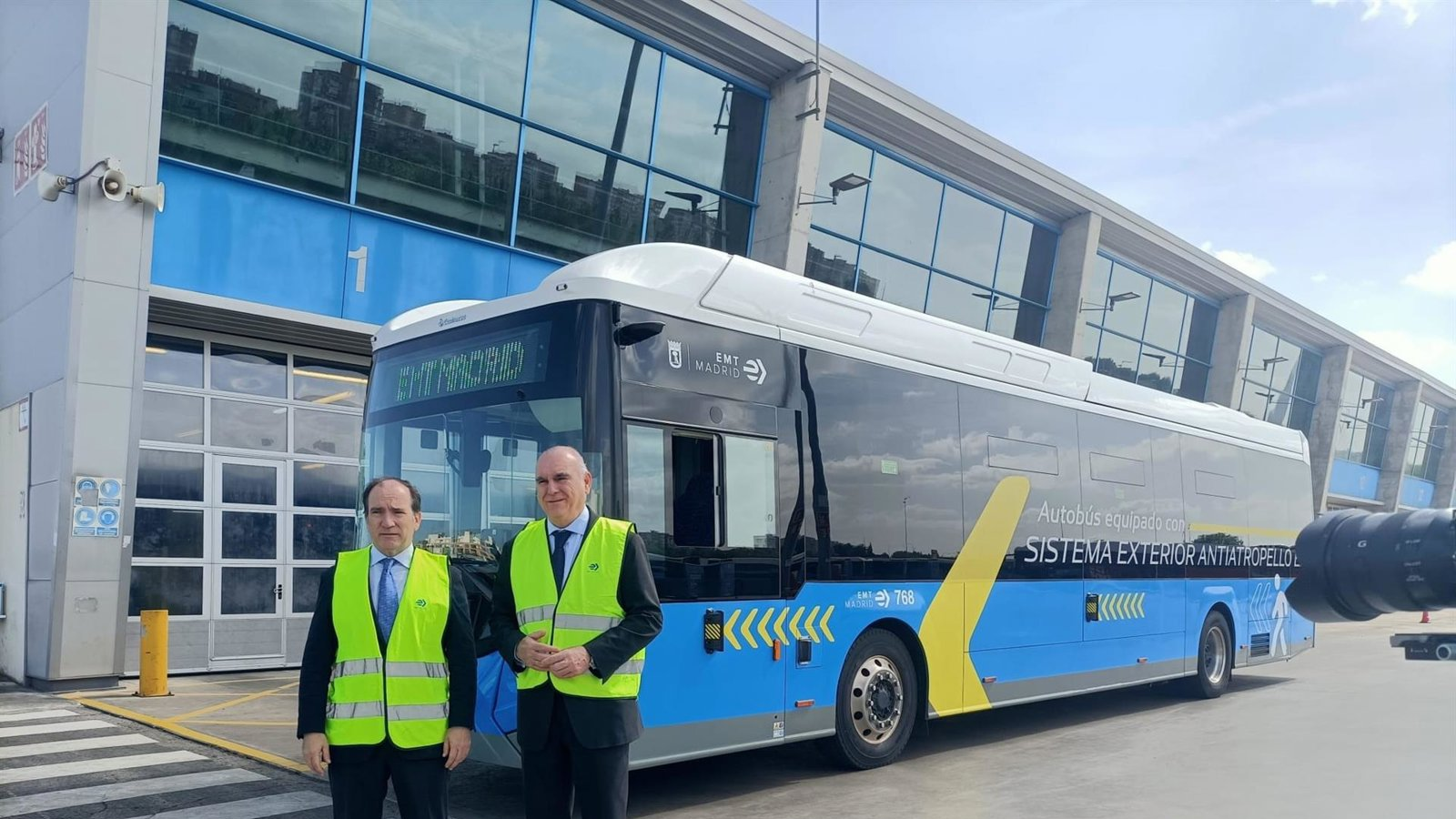 Madrid estrena el primer autobús con sistema antiatropello para peatones