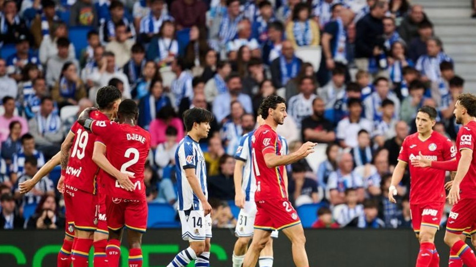 El Getafe gana en Anoeta y supera a la Real en la lucha europea