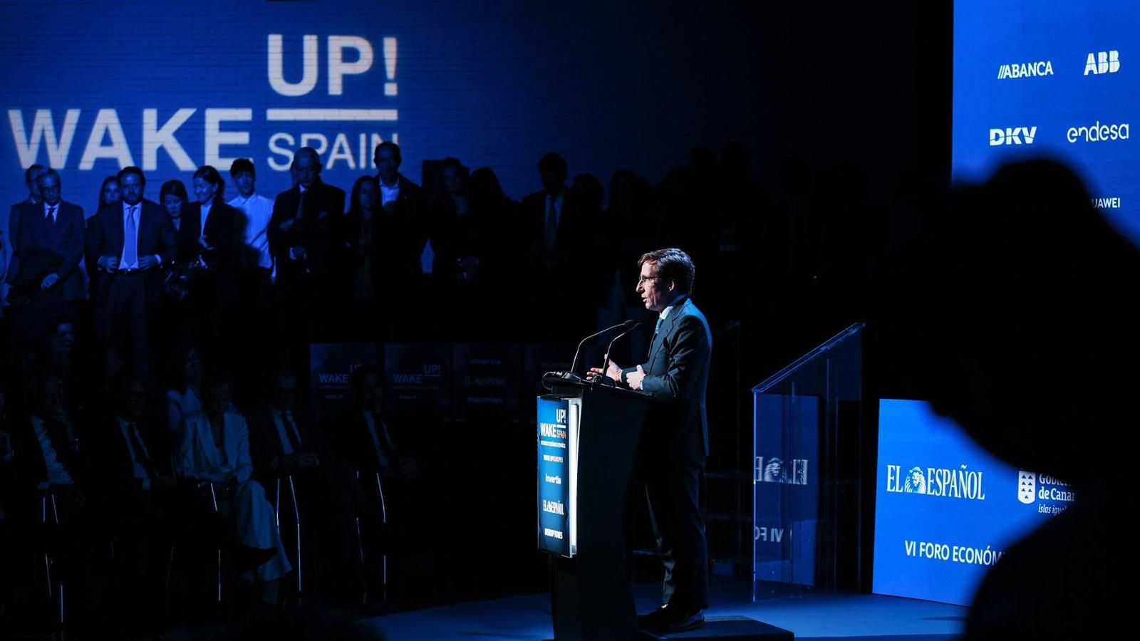 Almeida reclama más poder fiscal para Madrid y una defensa de la democracia