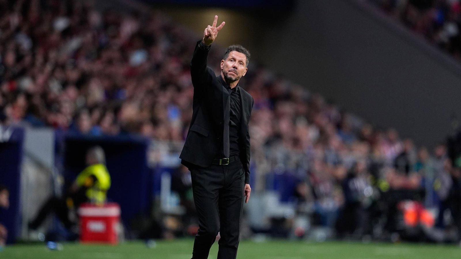Simeone apela al sentido común tras el 0-2 del Atlético ante el Barcelona