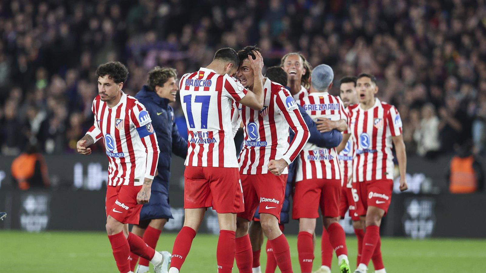 El Atlético alcanza la final de Copa tras un recorrido sólido y exigente