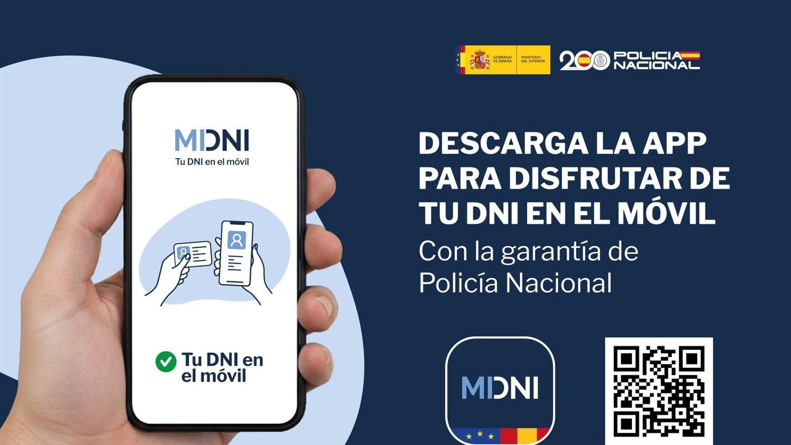 La app MiDNI permite usar el DNI en el móvil con validez legal