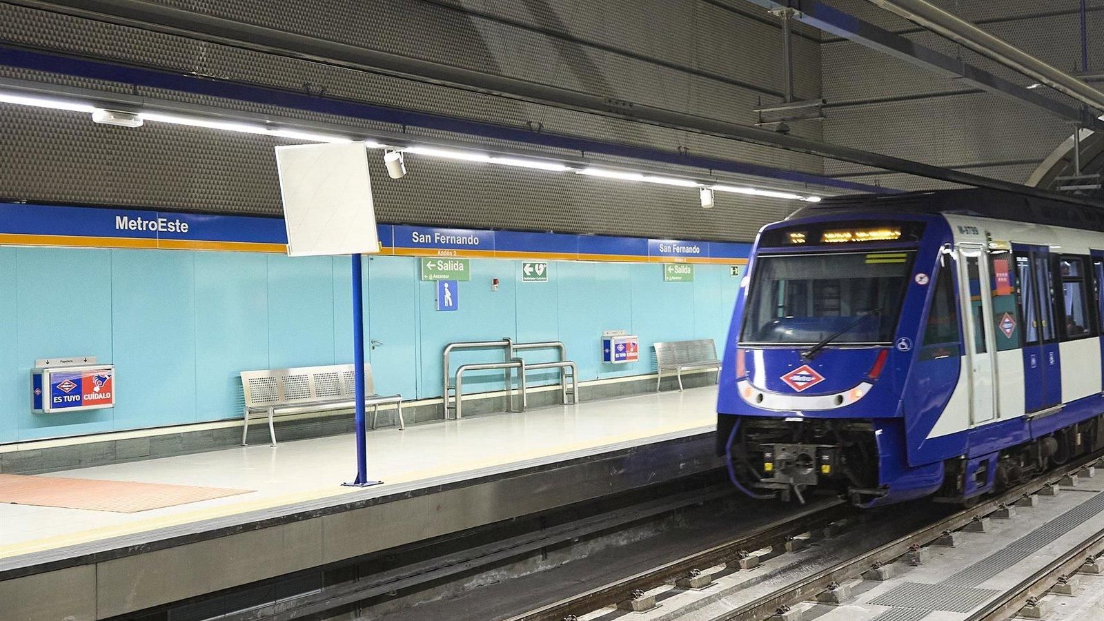 La Línea 7B de Metro supera los 3,3 millones de viajeros tras su reapertura entre Coslada y San Fernando