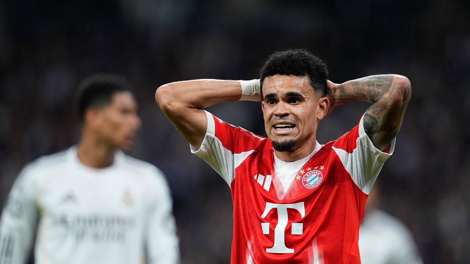 Luis Díaz lamenta no haber ampliado la ventaja del Bayern ante el Real Madrid